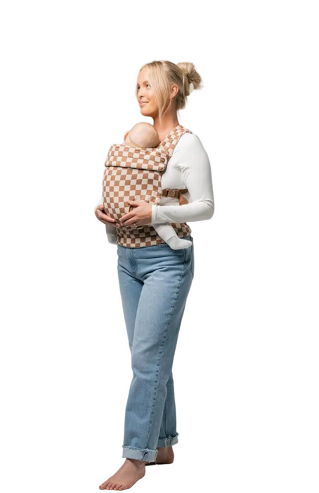 Shop Mabē The Monarch Carrier, Mocha Check at GoodBuy Gear