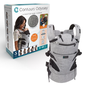 Shop Contours Odyssey 5-position Baby Carrier, Grey at GoodBuy Gear