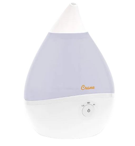 Shop Crane Filter-Free Droplet Cool Mist Humidifier, 0.5 Gal., White at GoodBuy Gear