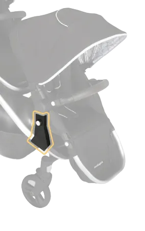 Shop Mockingbird Second Seat Lower Adapters, Black at GoodBuy Gear