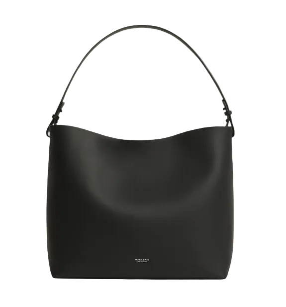 Shop Mina Baie Harlow Diaper Bag Tote Full, Black at GoodBuy Gear