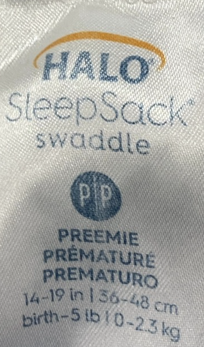 Shop Halo SleepSack Swaddle, Midnight Moons Gray, Preemie at GoodBuy Gear