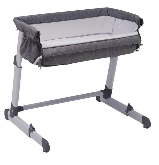 Shop Simmons Kids Dream Bedside Bassinet, Grey at GoodBuy Gear