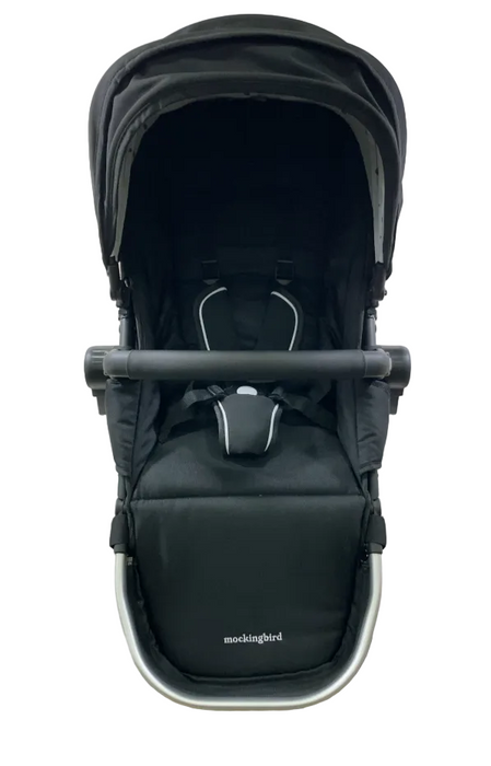 Shop Mockingbird 2nd Seat Kit 2.0, Black, Watercolor Drops, Silver With Black Leather at GoodBuy Gear