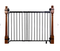 Shop Ingenuity The Stairway+ 46W Series Pet and Baby Gate, Black at GoodBuy Gear