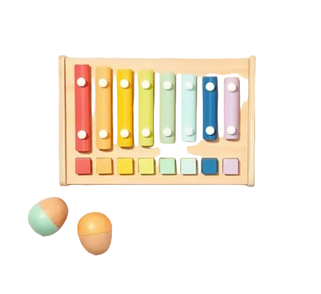 Shop KiwiCo Piano Xylophone and Shaker Set, Wooden at GoodBuy Gear