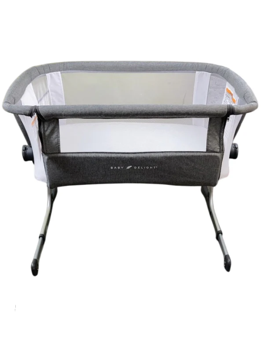 Shop Baby Delight Beside Me Dreamer Bassinet & Bedside Sleeper, Charcoal Tweed at GoodBuy Gear