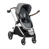 Shop Maxi-Cosi Siena CP Travel System Stroller, 2023, Stone Glow at GoodBuy Gear