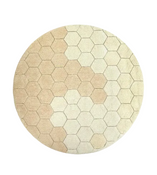 Shop Lorena Canals Washable Rug Round Honeycomb, Golden at GoodBuy Gear