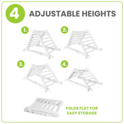Shop Little Partners Learn 'N Climb Triangle, Soft White at GoodBuy Gear
