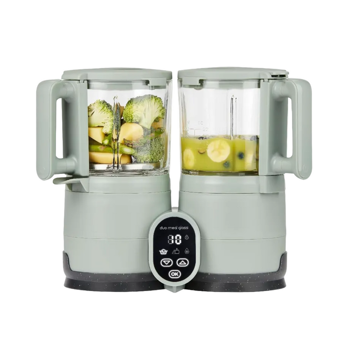 Shop Babymoov Duo Meal Glass Food Maker, Celadon Green at GoodBuy Gear