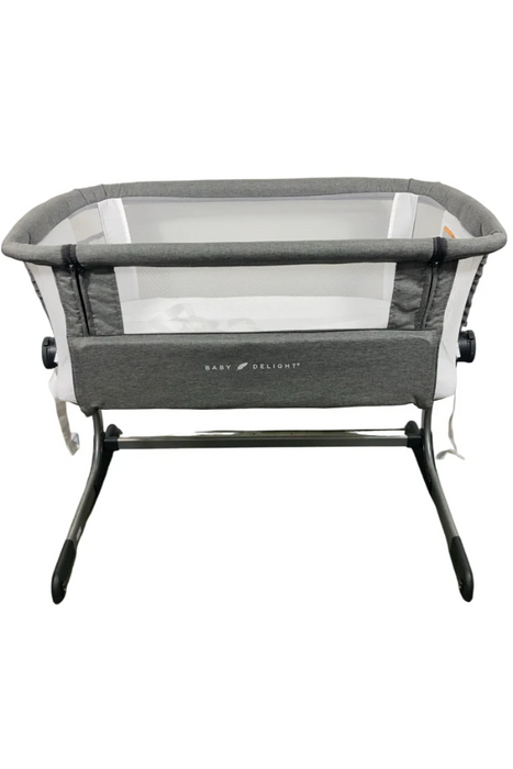 Shop Baby Delight Beside Me Dreamer Bassinet & Bedside Sleeper, Charcoal Tweed at GoodBuy Gear