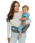 Shop Moby Padded Hip Seat Carrier, Heather grey at GoodBuy Gear