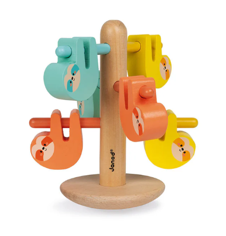 Shop Janod WWF Wooden Sloth Balance And Colors Game, 2+ at GoodBuy Gear