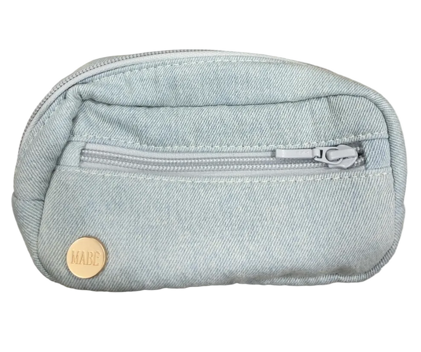 Shop Mabē Monarch Accessory Bag, Dream Wash Denim at GoodBuy Gear