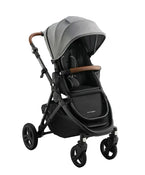 Shop Mockingbird Single 3.0 Stroller, 2025, Heather Grey, Charcoal with Penny Leather at GoodBuy Gear