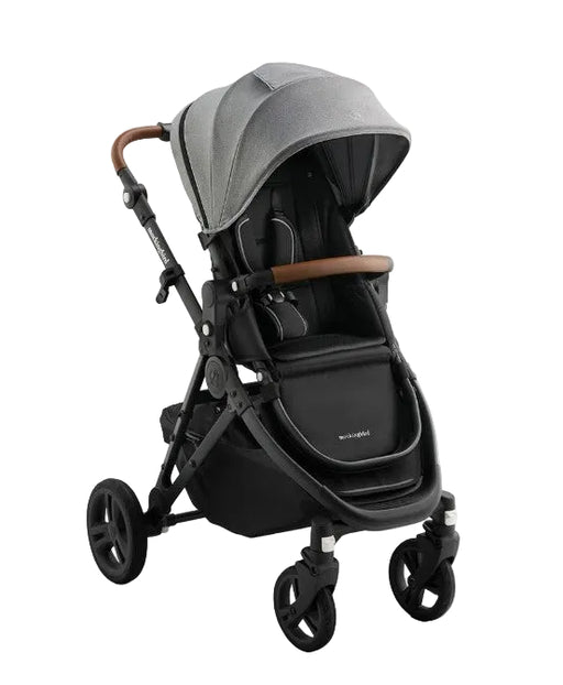 Shop Mockingbird Single 3.0 Stroller, 2025, Heather Grey, Charcoal with Penny Leather at GoodBuy Gear