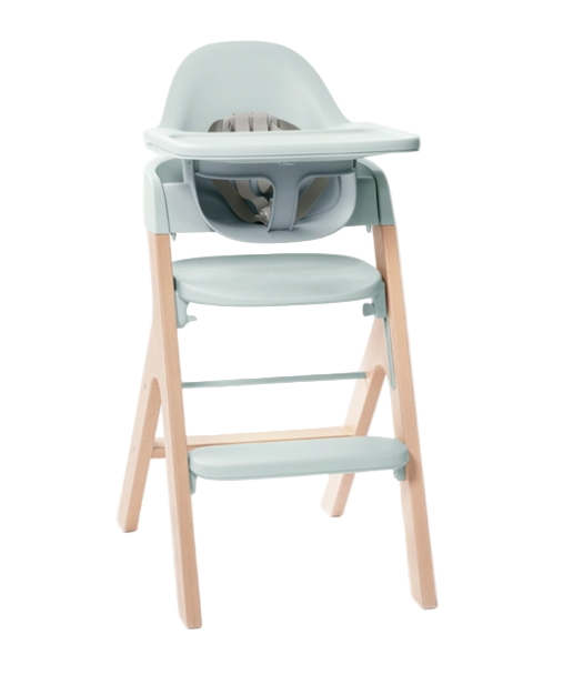 Shop Mockingbird High Chair, Mint Green, Natural Beech at GoodBuy Gear