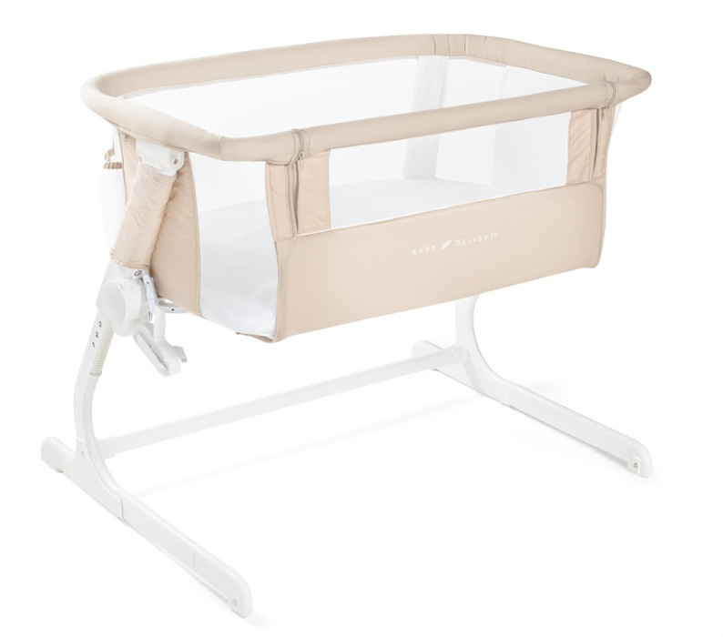 Shop Baby Delight Beside Me Dreamer Bassinet & Bedside Sleeper, Organic Oat at GoodBuy Gear