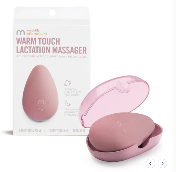 Shop Munchkin Milkmakers Warm Touch Lactation Massager, With Carrying Case at GoodBuy Gear