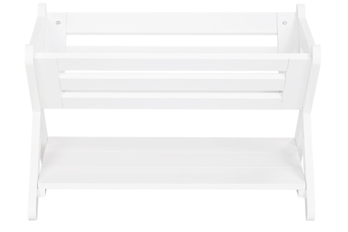 Shop Utex Kids Bookshelf with Caddy, White at GoodBuy Gear