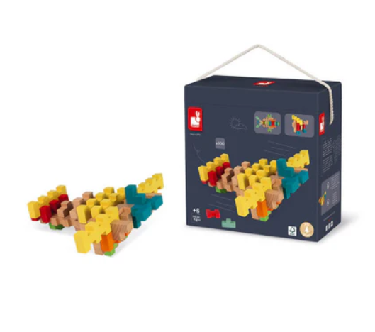 Shop Janod Construction 100 Piece Set, J08301 at GoodBuy Gear
