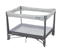 Shop Baby Trend Comet Quick-Fold Playard with Hanging Bassinet, Gray at GoodBuy Gear