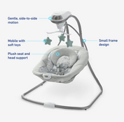 Shop Graco Simple Sway Baby Swing, Ivy at GoodBuy Gear