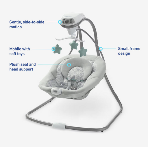 Shop Graco Simple Sway Baby Swing, Ivy at GoodBuy Gear