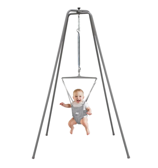 Shop Jolly Jumper Baby Jumper Elite With Super Stand, Gray at GoodBuy Gear