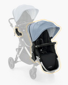 Shop Mockingbird 2nd Seat Kit 2.0, Silver With Black Leather, Sky, Watercolor Drops at GoodBuy Gear