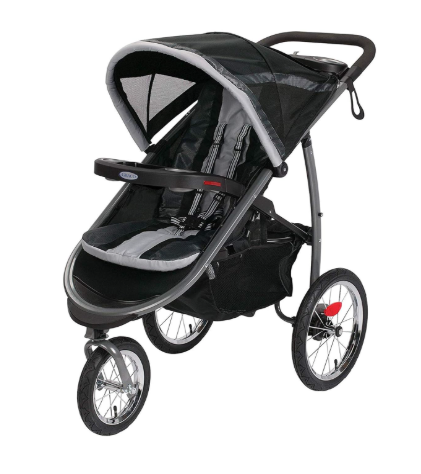 Graco FastAction Fold Jogger Stroller with Quick Connect, 2022, Gotham