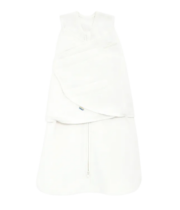Shop Halo Micro-Fleece Swaddle, Small, Cream at GoodBuy Gear