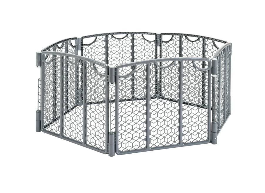 Shop Evenflo Versatile Play Space Adjustable Play Area, 8 Panel, Cool Gray at GoodBuy Gear
