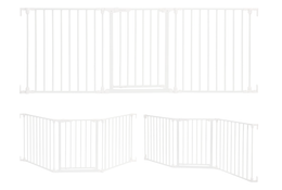 Shop Dreambaby Discovery Metal Baby Gate 76.5" Extra Wide 3 Panel, White at GoodBuy Gear