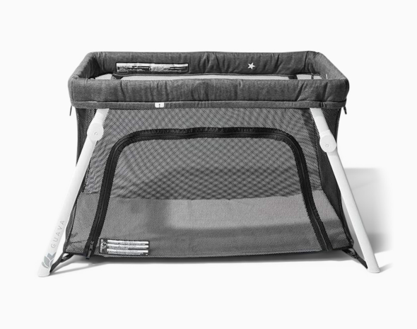 Shop Guava Family Lotus Travel Crib and Play Yard, Grey at GoodBuy Gear