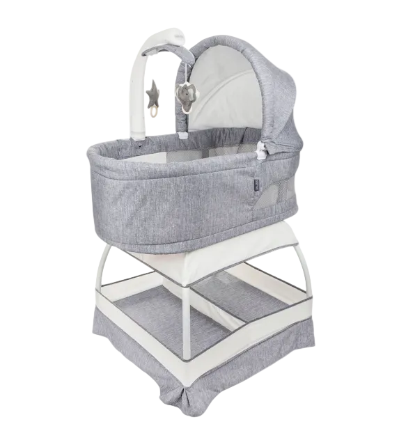 Shop TruBliss Sweetli Nurture Bassinet, Gray Melange at GoodBuy Gear