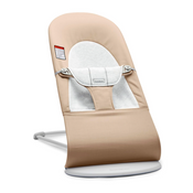 Shop BabyBjorn Bouncer Balance Soft, Beige/Gray, Light Gray Frame at GoodBuy Gear