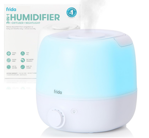 Shop FridaBaby 3-in-1 Humidifier With Diffuser And Nightlight, Updated Model, White at GoodBuy Gear