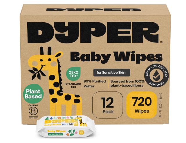 Shop DYPER Baby Wipes-12 pack, 720 wipes at GoodBuy Gear