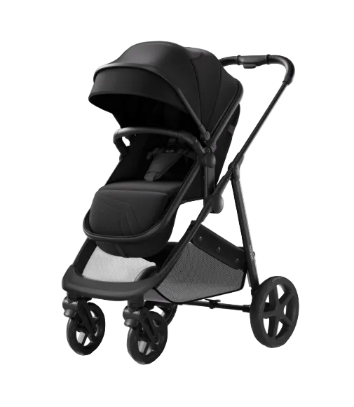 Shop Mompush Wiz Stroller, 2024, Black at GoodBuy Gear