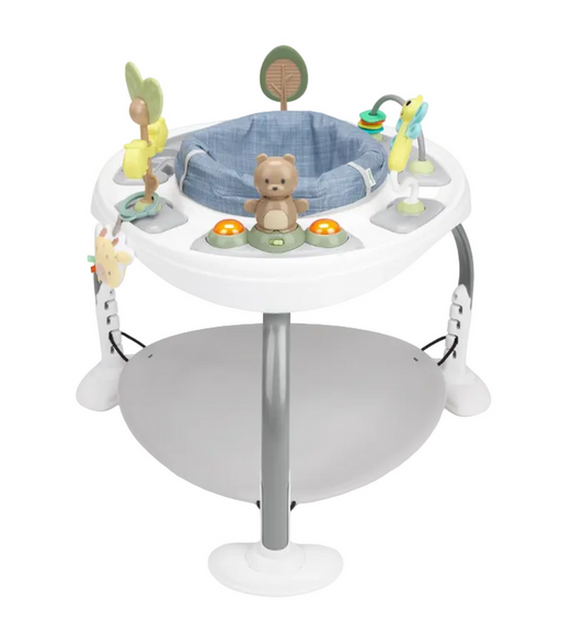 Shop Ingenuity Bounce to Bloom 2-in-1 Activity Jumper & Table, Chambray at GoodBuy Gear