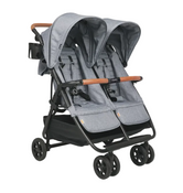 Shop Zoe The Twin V2 Double Stroller, 2025, Luxe Grey at GoodBuy Gear