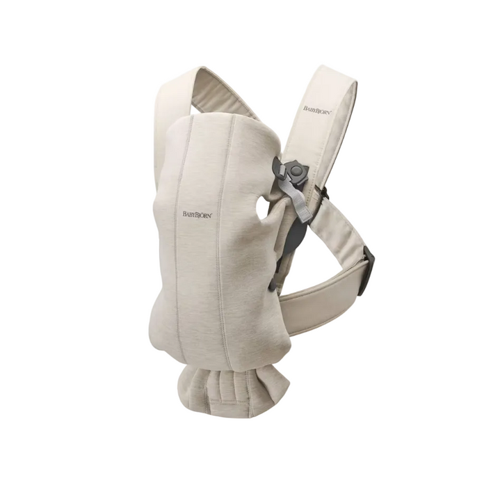Shop BabyBjorn Baby Carrier Mini, Light Beige 3D Jersey at GoodBuy Gear