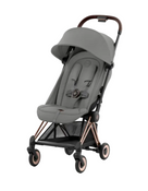 Shop Cybex Coya Stroller, 2023, Mirage Grey, Rose Gold at GoodBuy Gear
