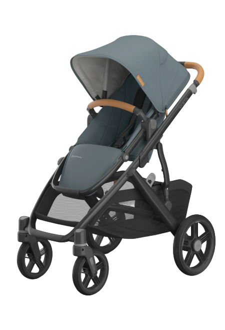 Shop UPPAbaby Vista V3 Stroller, 2025, Dillan (Stone Blue/Carbon Frame) at GoodBuy Gear