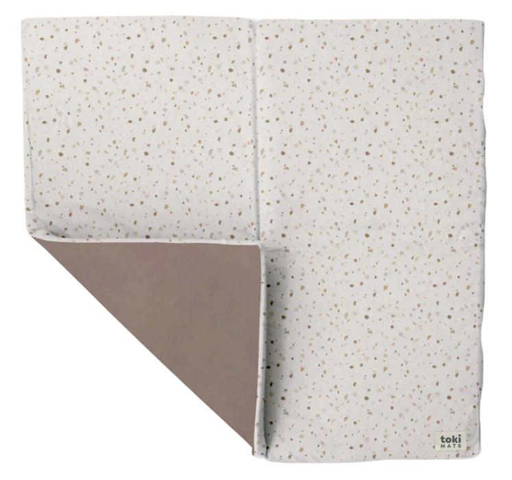 Shop Toki Kids Standard Padded Play Mat 40" x 40", Terrazzo Chalk at GoodBuy Gear