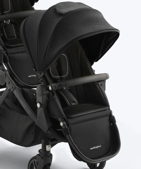 Shop Mockingbird 2nd Seat Kit 3.0, Solid Black, Charcoal with Black Leather at GoodBuy Gear
