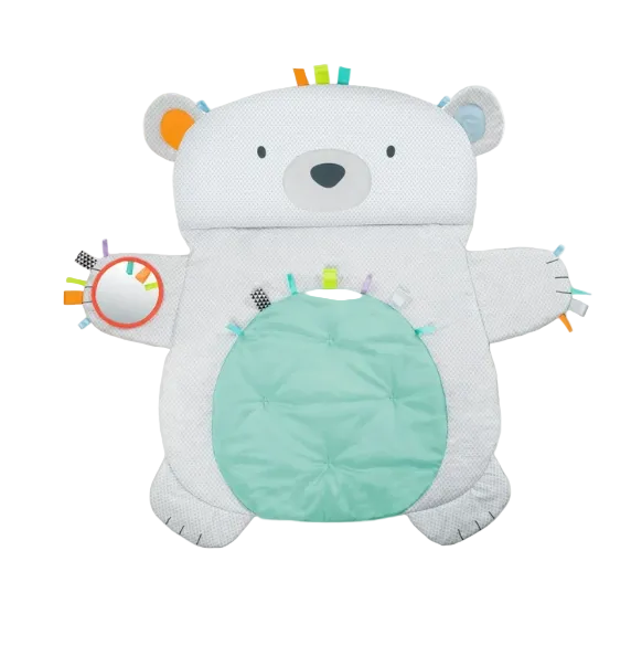 Shop Bright Starts Tummy Time Prop & Play Mat, Polar Bear at GoodBuy Gear