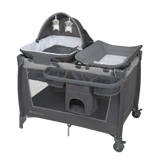 Shop Baby Trend Simply Smart Nursery Center Playard, 2.0, Shale Gray at GoodBuy Gear
